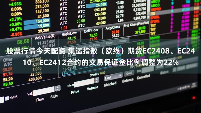 股票行情今天配资 集运指数（欧线）期货EC2408、EC2410、EC2412合约的交易保证金比例调整为22%