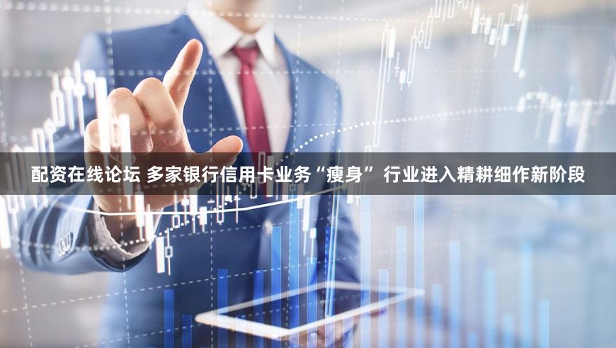 配资在线论坛 多家银行信用卡业务“瘦身” 行业进入精耕细作新阶段