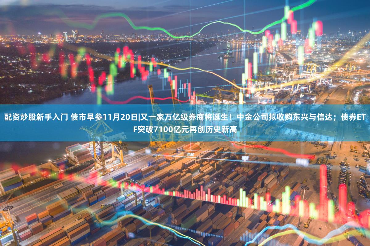 配资炒股新手入门 债市早参11月20日|又一家万亿级券商将诞生！中金公司拟收购东兴与信达；债券ETF突破7100亿元再创历史新高